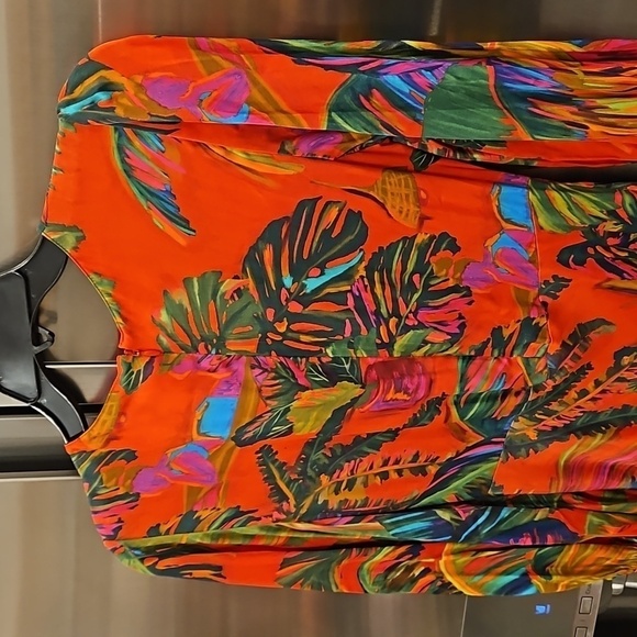 💕FARM RIO💕 Urban Jungle Midi Dress ~ XS NWT - Picture 14 of 16